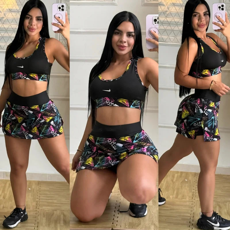 Conjunto Falda Estampada