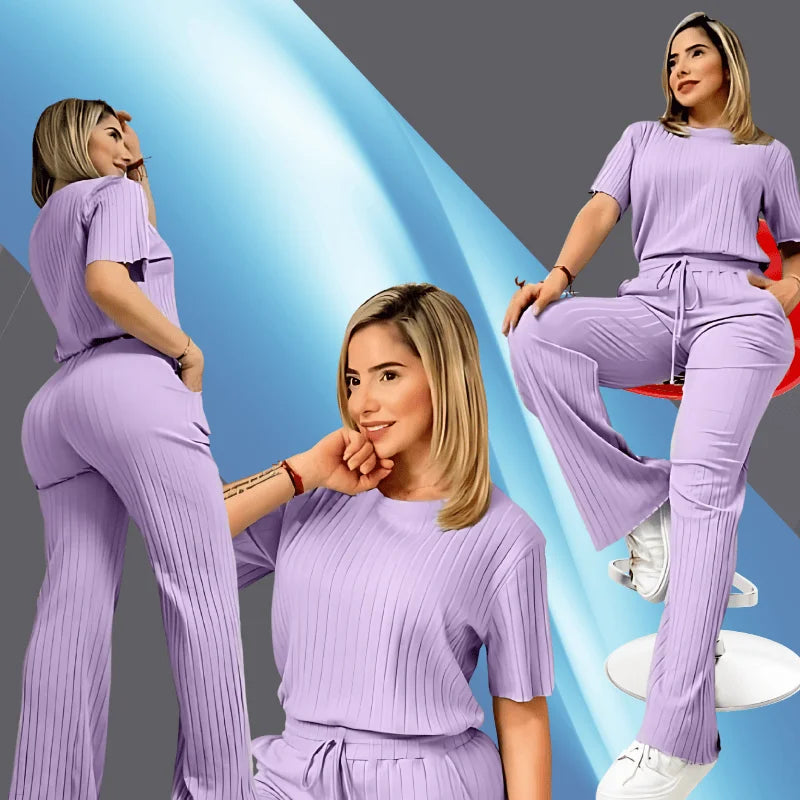 Conjunto Jogger R Acanalado
