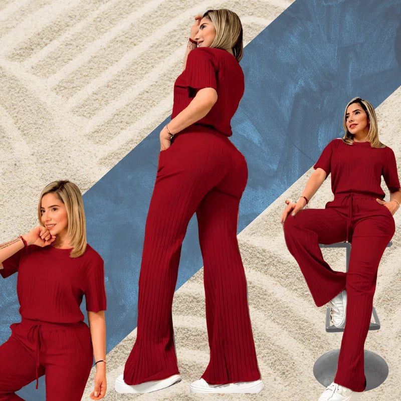 Conjunto Jogger R Acanalado