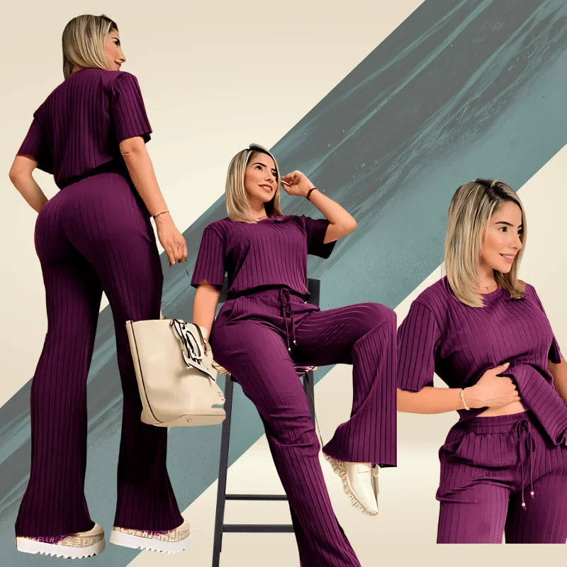 Conjunto Jogger R Acanalado