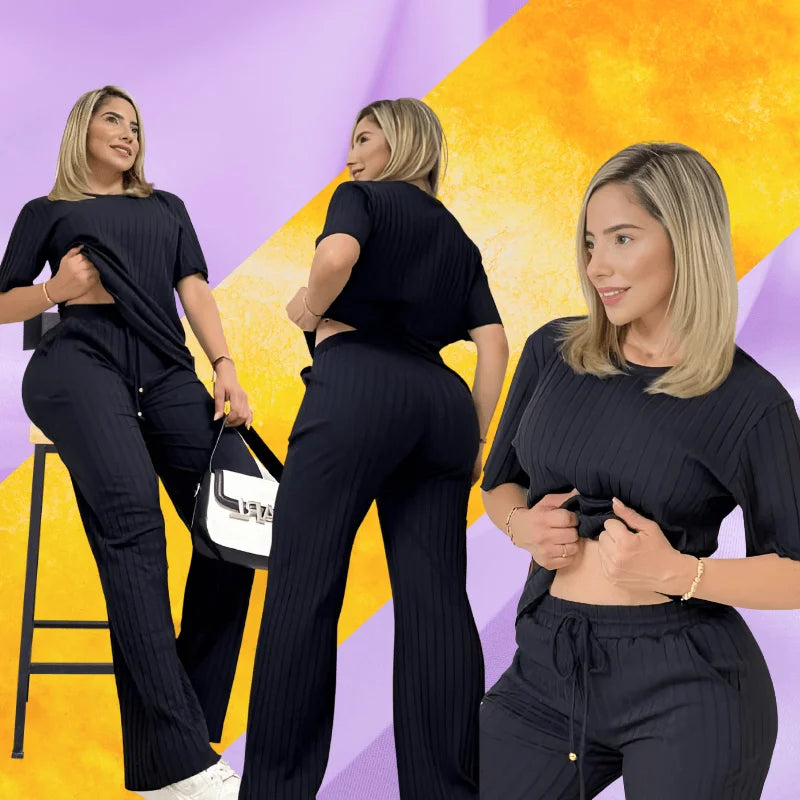 Conjunto Jogger R Acanalado