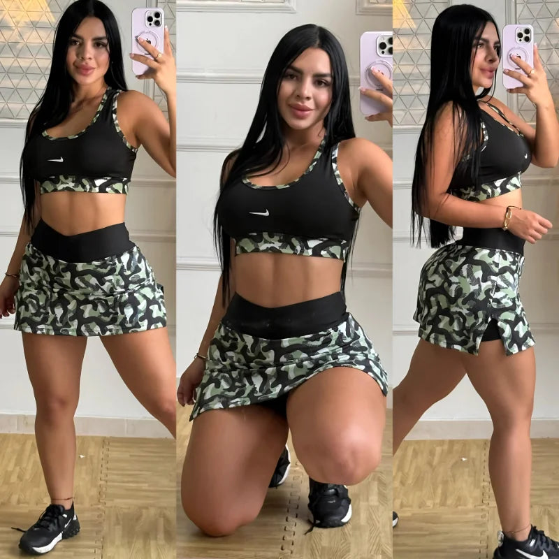 Conjunto Falda Estampada