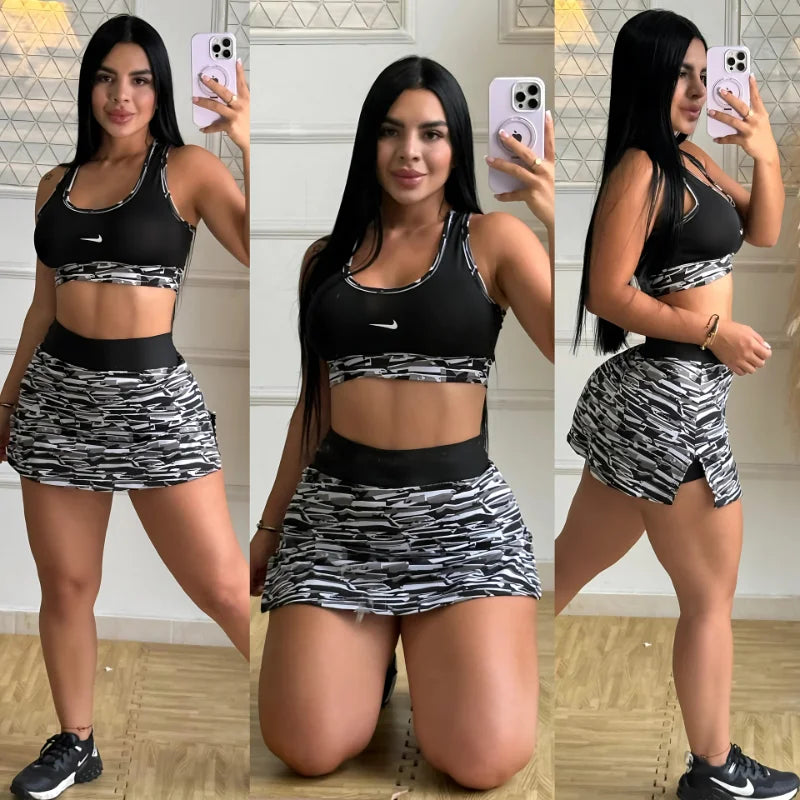 Conjunto Falda Estampada